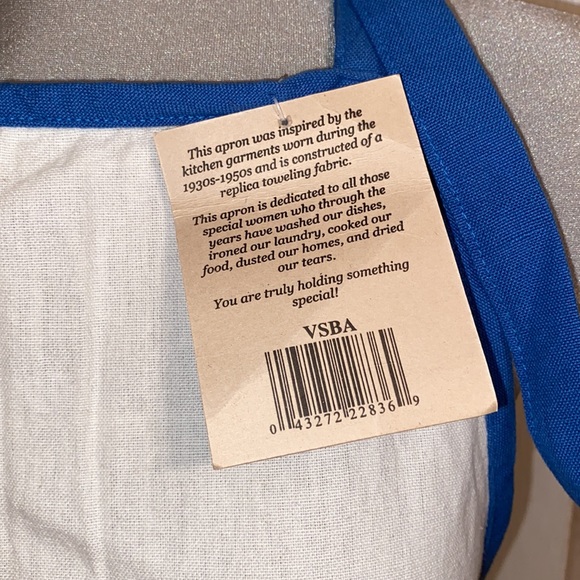 Vintage Stripe Bib Apron by Aunt Martha’s - NWT - Picture 12 of 13